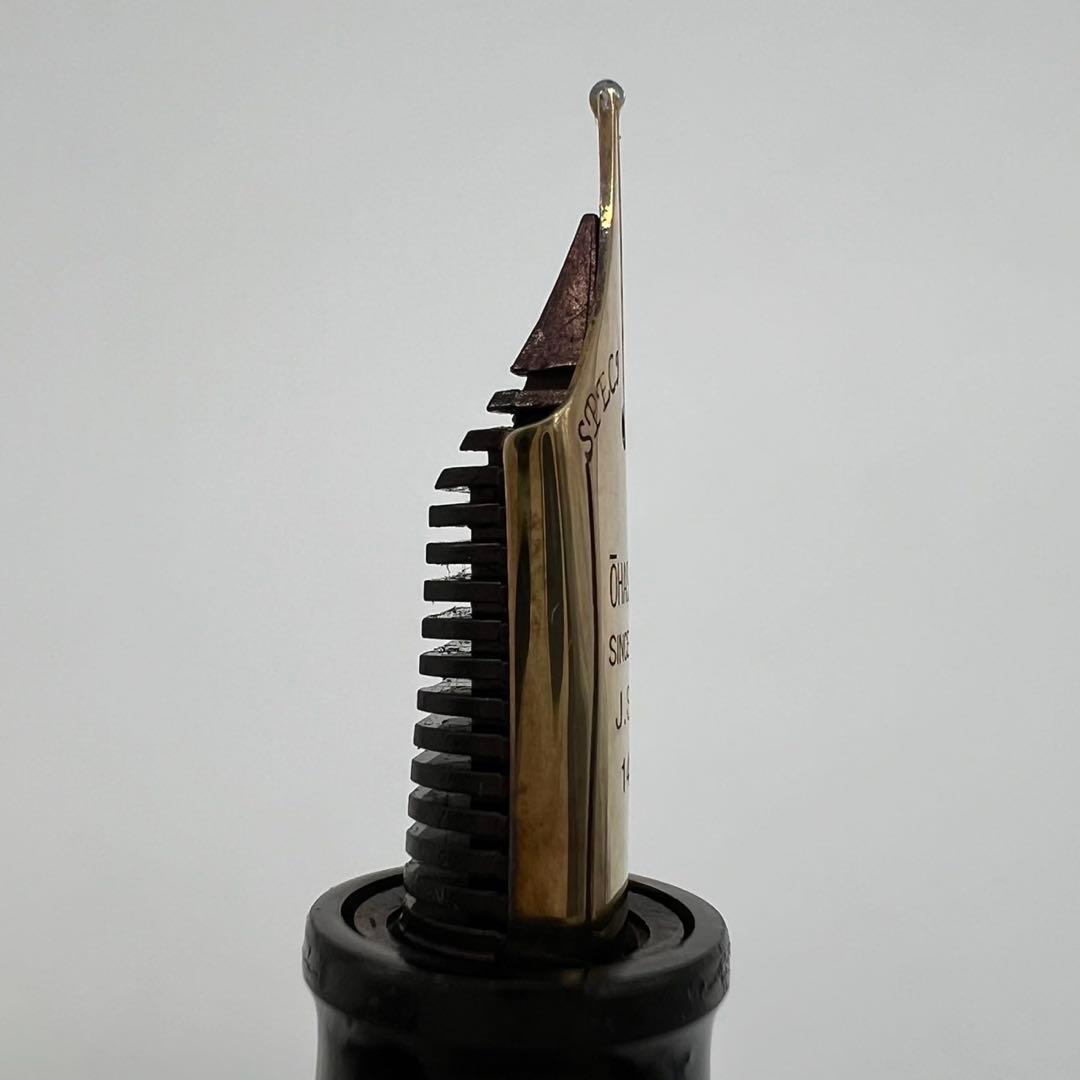 大橋堂 OHASIDO 万年筆 14Kペン先 K18装飾 動作未確認 4