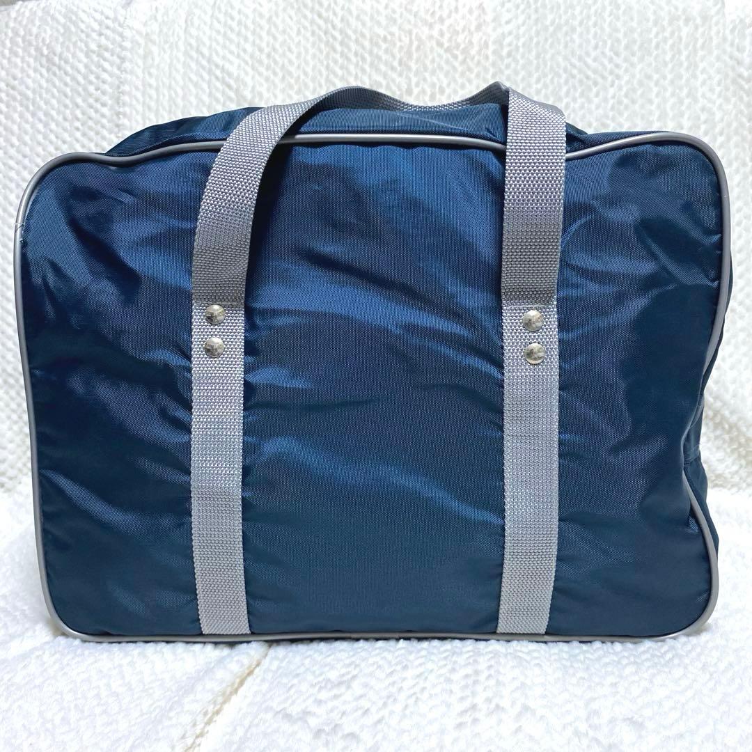 くり様 旧型】ワールドペガサス スクバ スクールバッグ 紺 チャーム付 ワッぺ