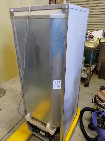 MORITA ノンフロン冷凍冷蔵庫 MR-F140C　動作確認済み中古品！