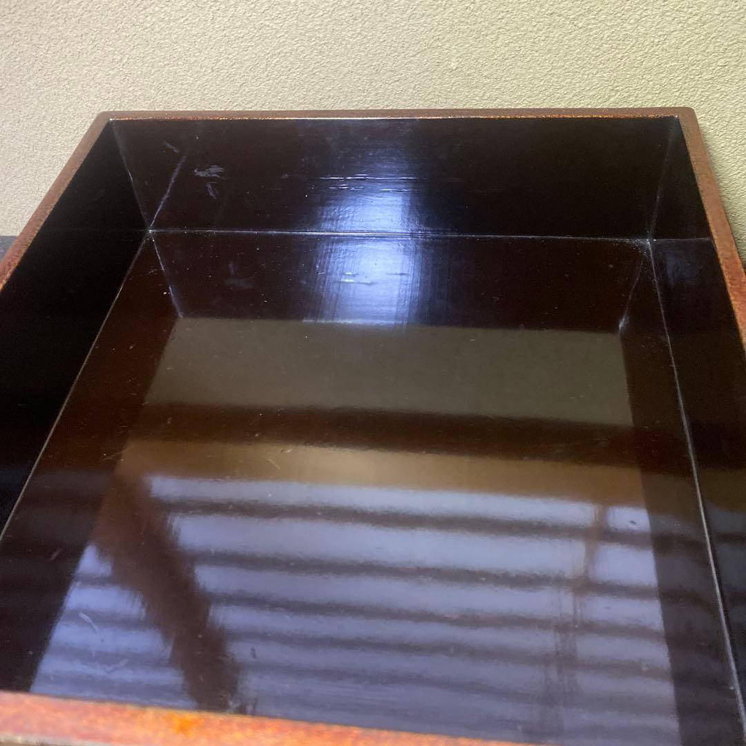 蒔絵梨地金蘭手華文引出し箱