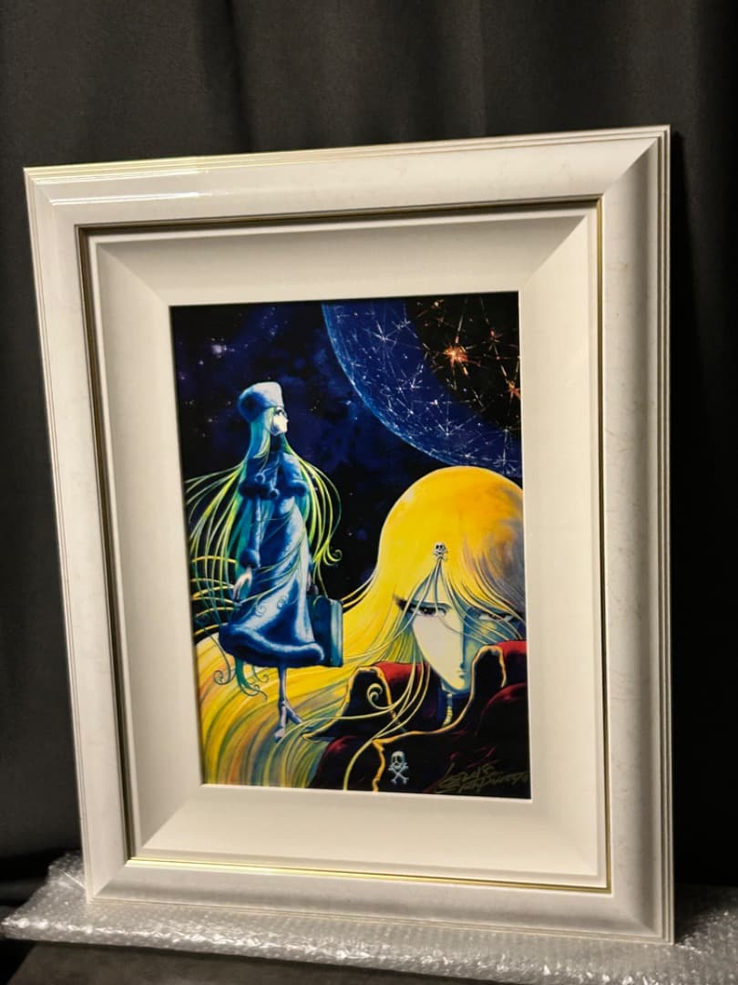 松本零士銀河鉄道999メーテルレジェンドVoyage直筆サイン　版画ピエゾグラフ