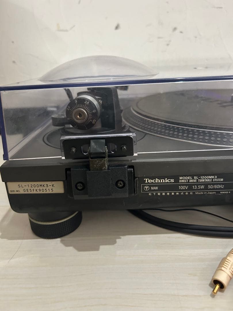 テクニクス SL-1200MK3-K ターンテーブル