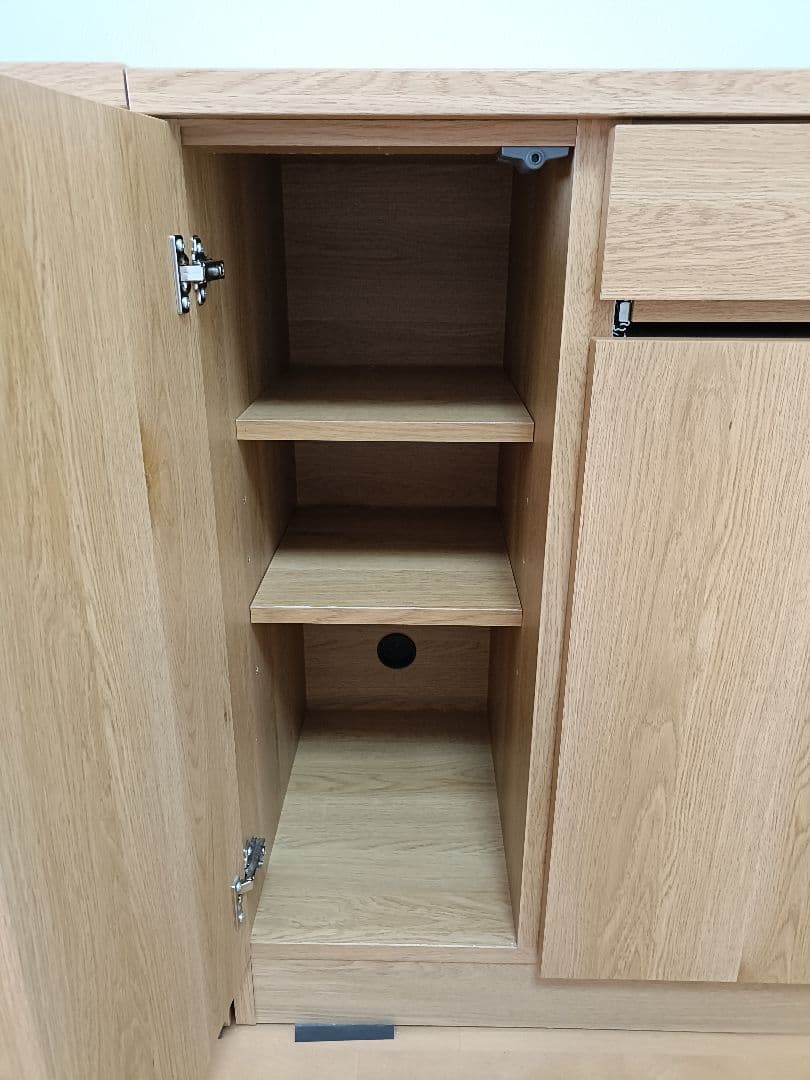 ベルメゾン　リビングキャビネット　プリンター収納