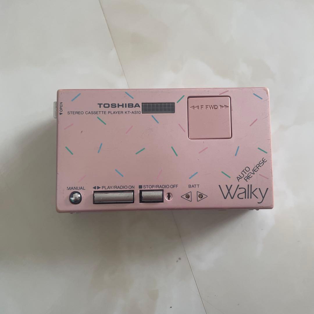 TOSHIBA Walky KT-AS10カセットプレーヤー　ジャンク