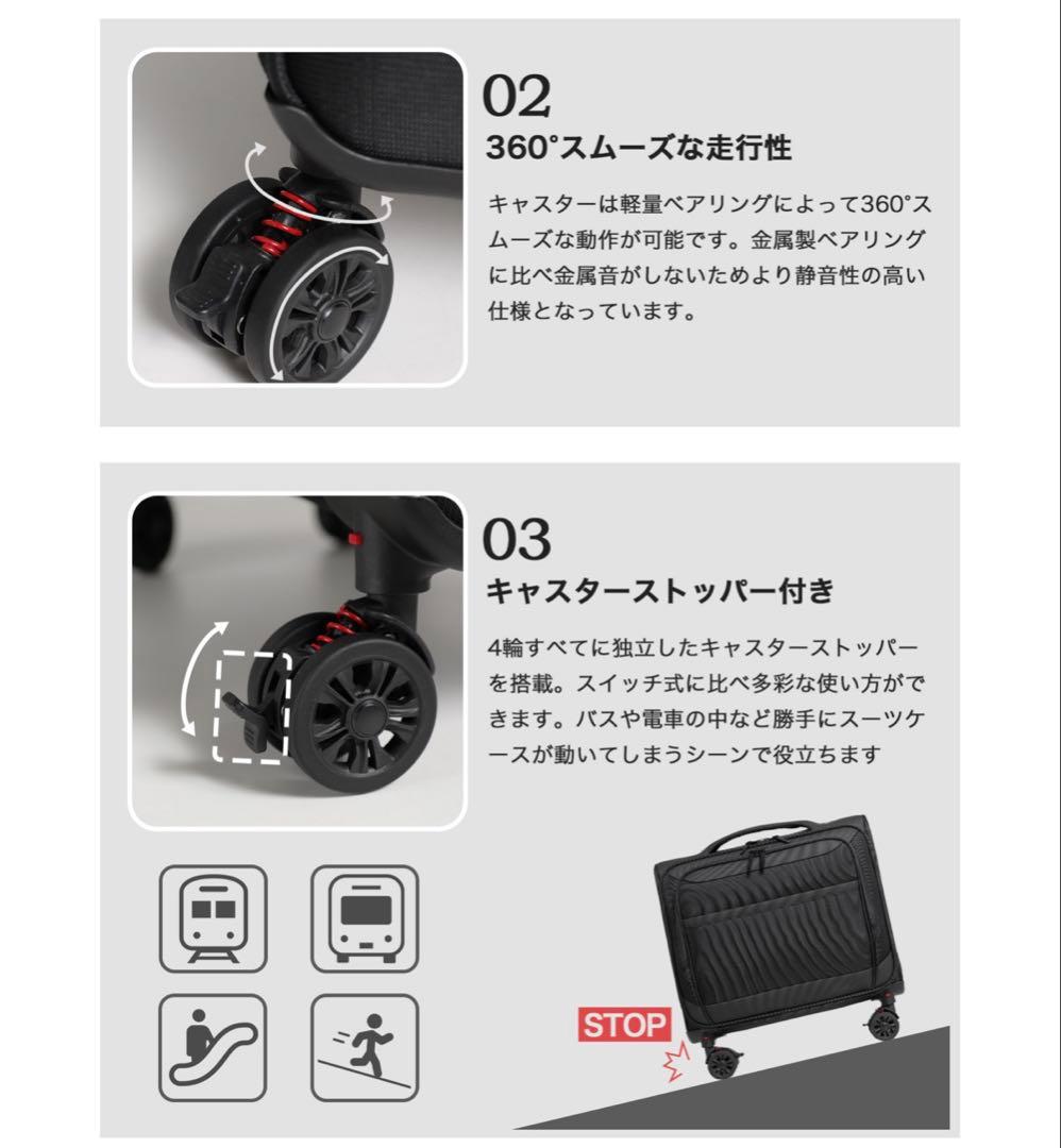 【ほぼ未使用】Proevo ビジネスキャリーケース　S 36l