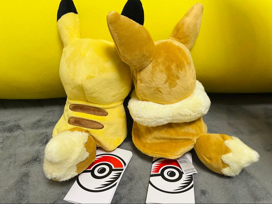 イーブイピカチュウ♡ピカチュウイーブイ ぬいぐるみ セット