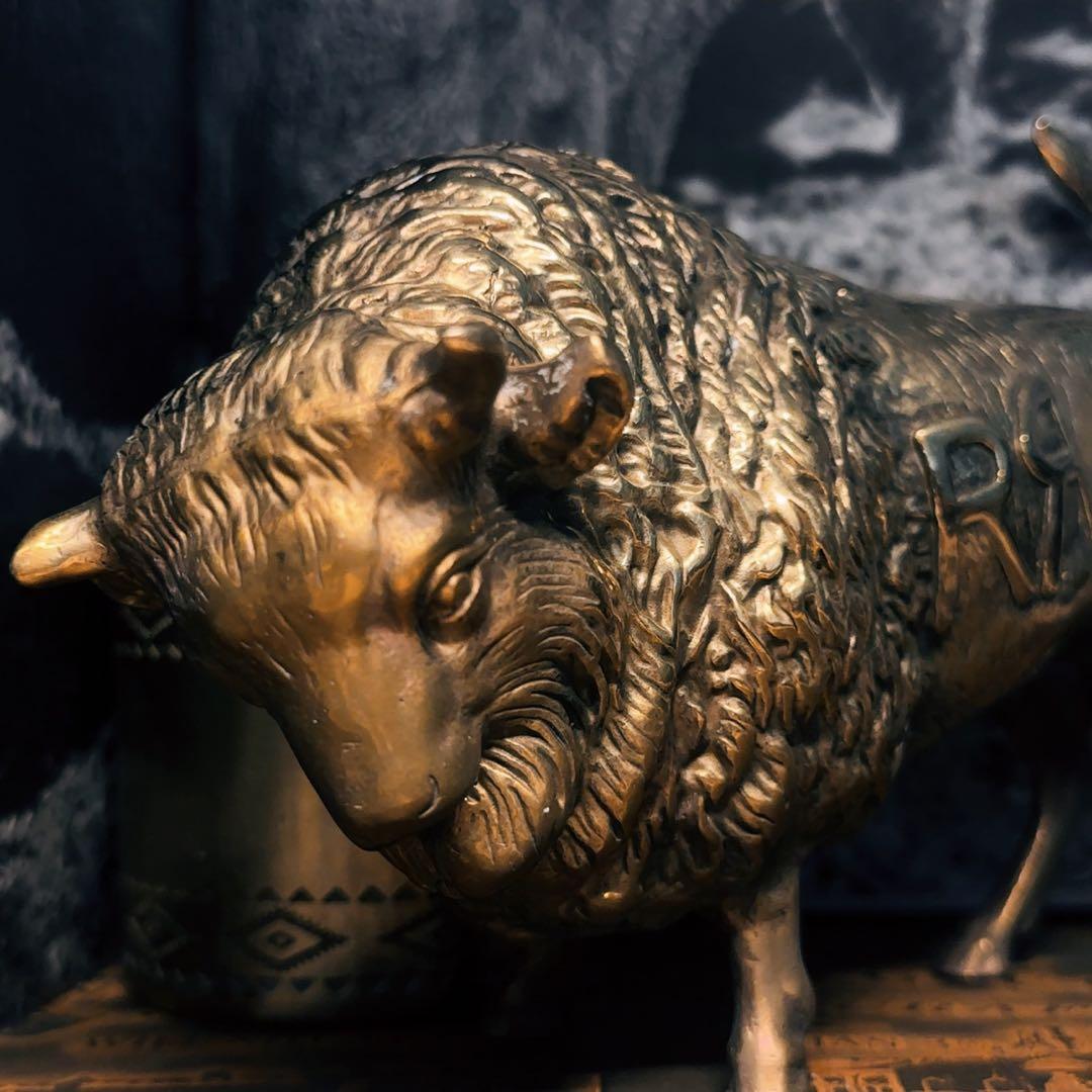 RRL イエローストーン バッファロー 彫刻