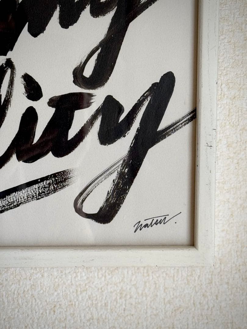 【レア】Natsu Rose 初期アート作品(サイン入り)