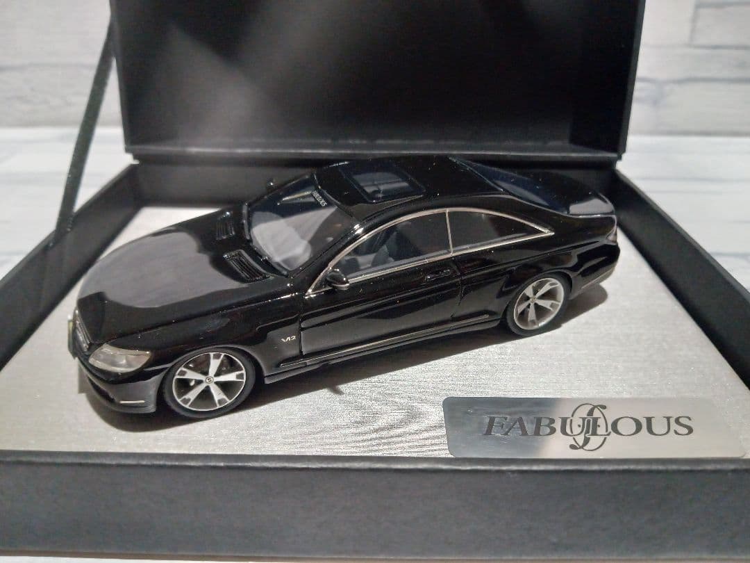 1/43 ベンツ　ファブレス　CL600 CLクラス　ミニカー　ブラック