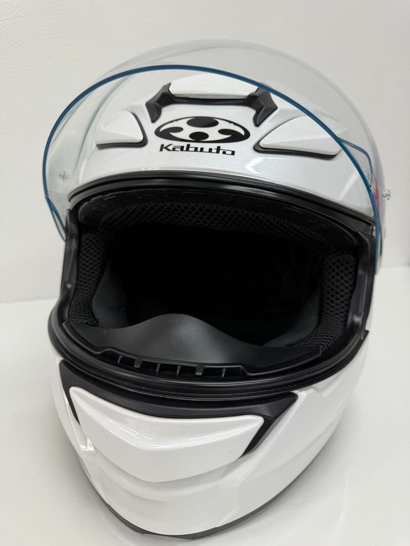 てっつぁんKabuto フルフェイスヘルメット ホワイト
