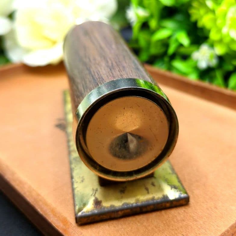 回転式 パークシャーマン デスクカレンダー 木目調 ヴィンテージ レトロ