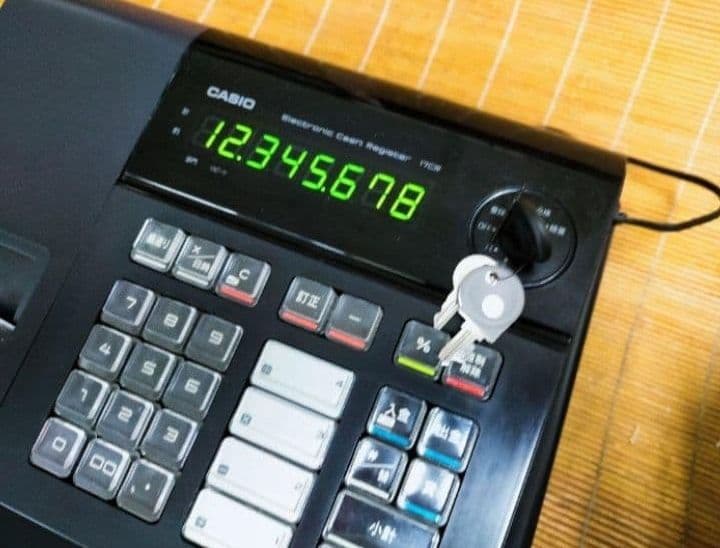 カシオレジスター　17CR　簡単便利特殊　送料込　996126