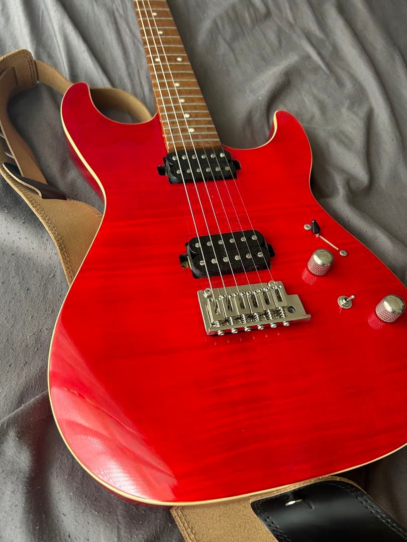 ギター Michael Kelly 1962 Flame Transparent Red