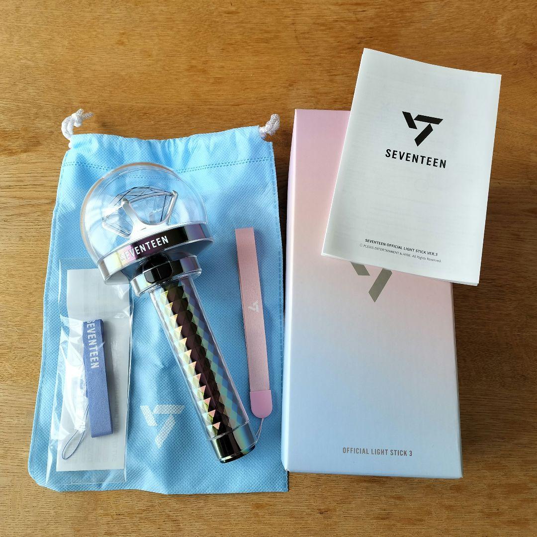 SEVENTEEN ペンライト 3本セット、デコバンド