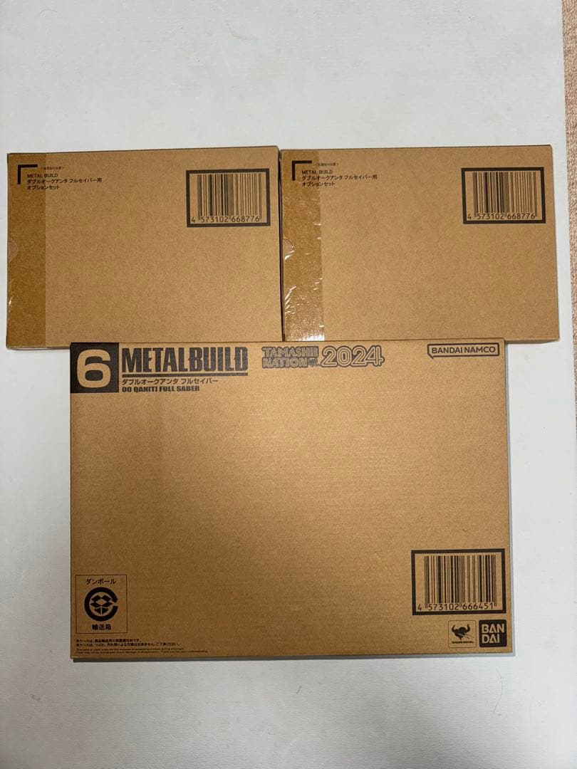 L BUILD ダブルオークアンタ フルセイバー&オプションパーツ2個