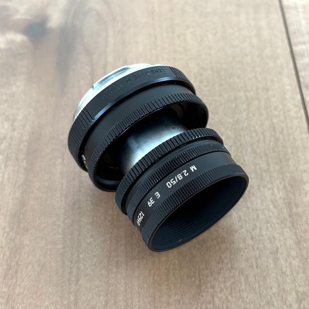 ライカ エルマー 50mm f2.8　ブラック LEICA Elmar-M