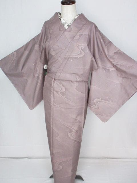 新古品！都喜エ門＊藤絹織物＊７マルキ＊本場大島紬＊着物＊少々難あり＊１５７ｃｍ