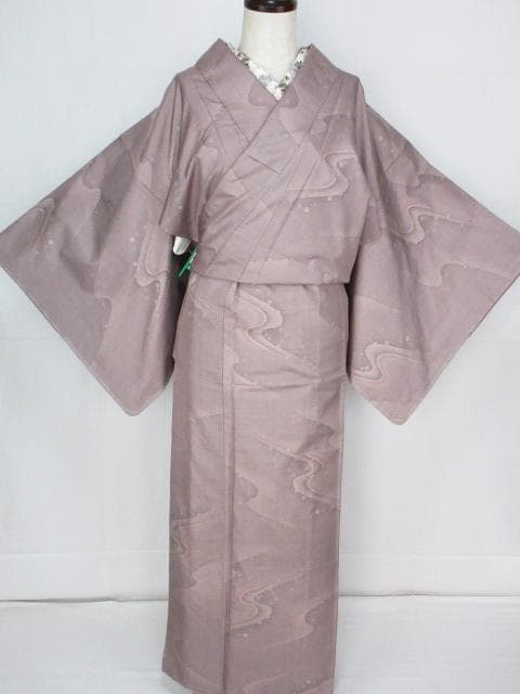 新古品！都喜エ門＊藤絹織物＊７マルキ＊本場大島紬＊着物＊少々難あり＊１５７ｃｍ