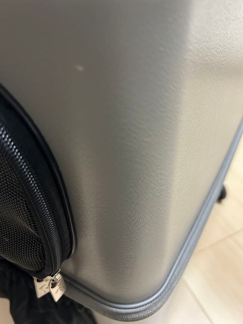 ペットキャリー18キロPETICO Lサイズ中型犬　ペチコ グレー　帰省病院