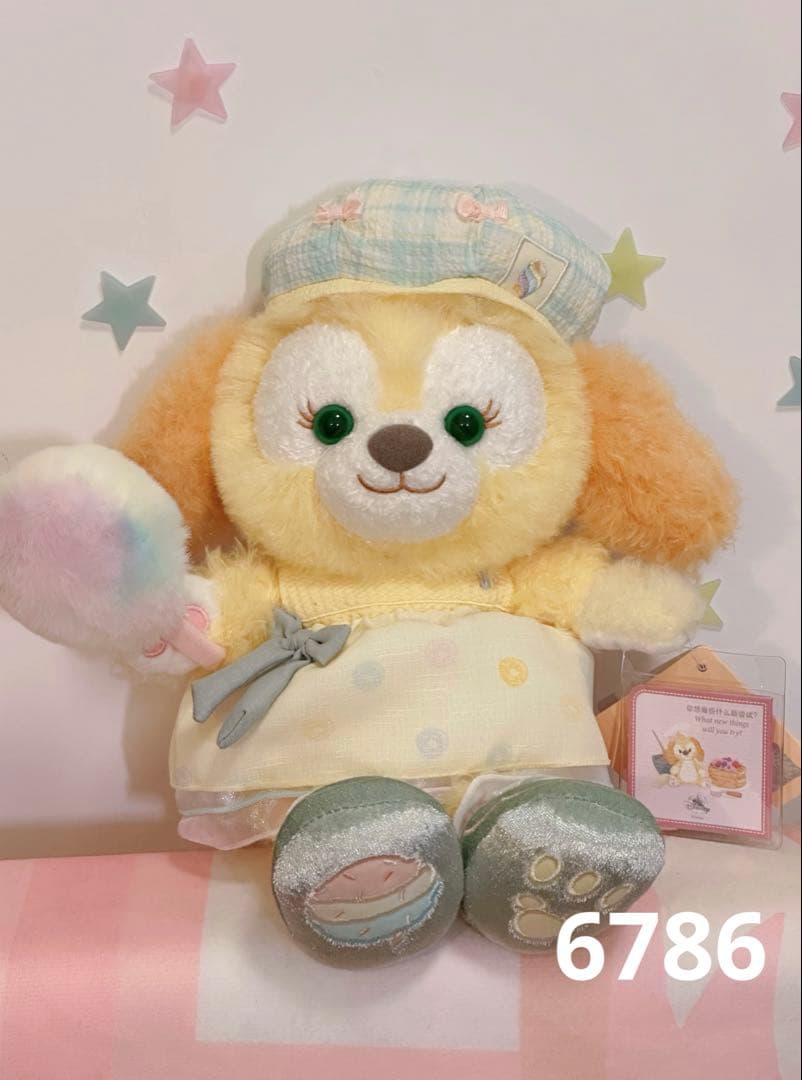 専用　お顔厳選　上海ディズニー　カラフル　リーナベル　ぬいぐるみss0397