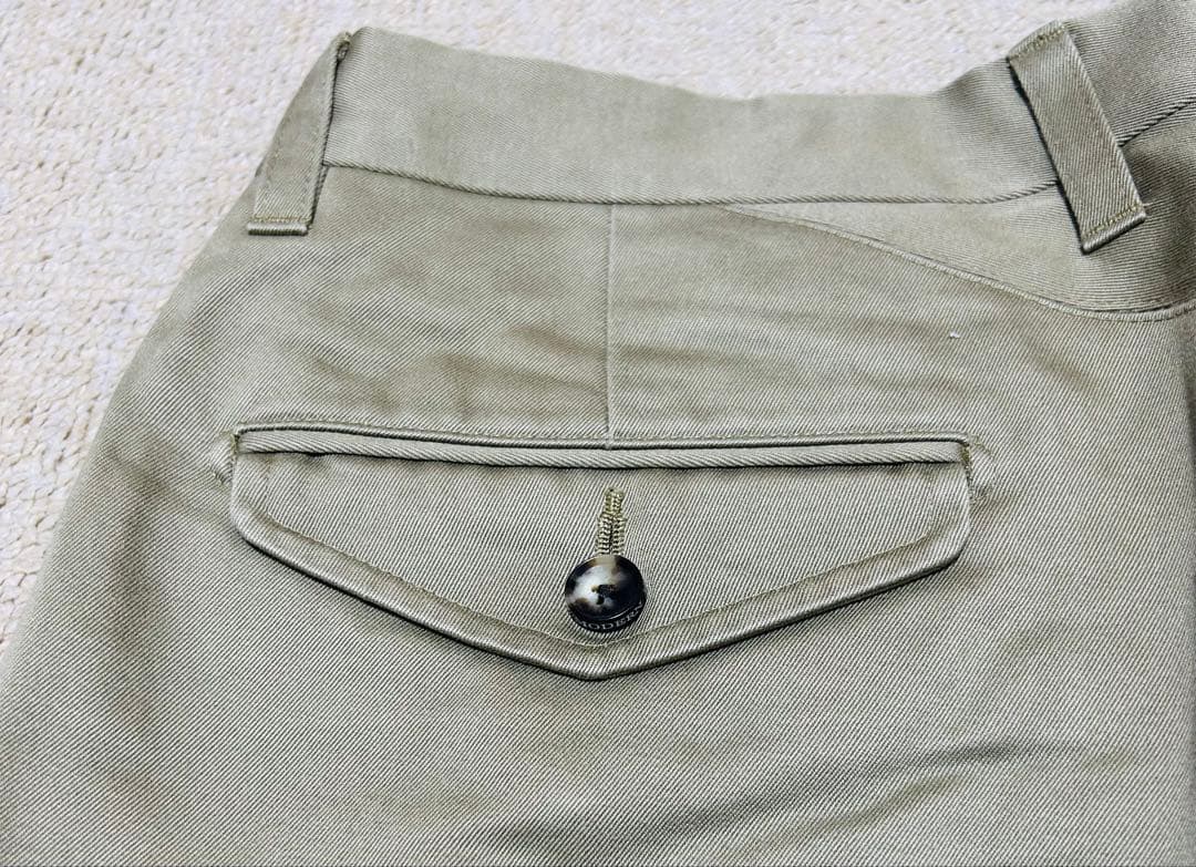 s*2様 BARNSTORMER カーキ ストレート チノパン