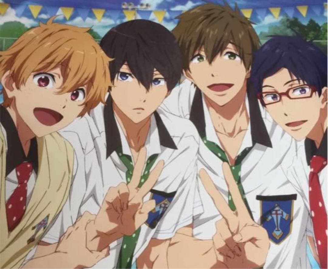 Free! eternal summer ポスター 非売品 岩鳶 七瀬遥 橘真琴