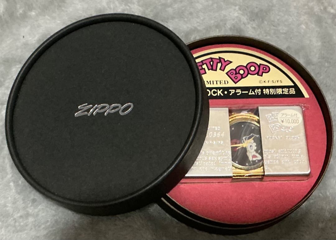 BETTY BOOP 限定品 ZIPPO Pocket Clock