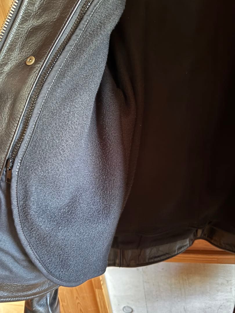 VANSON バンソン B 黒 42シングルライダース 革ジャン