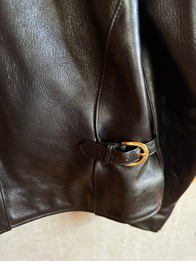 VANSON バンソン B 黒 42シングルライダース 革ジャン