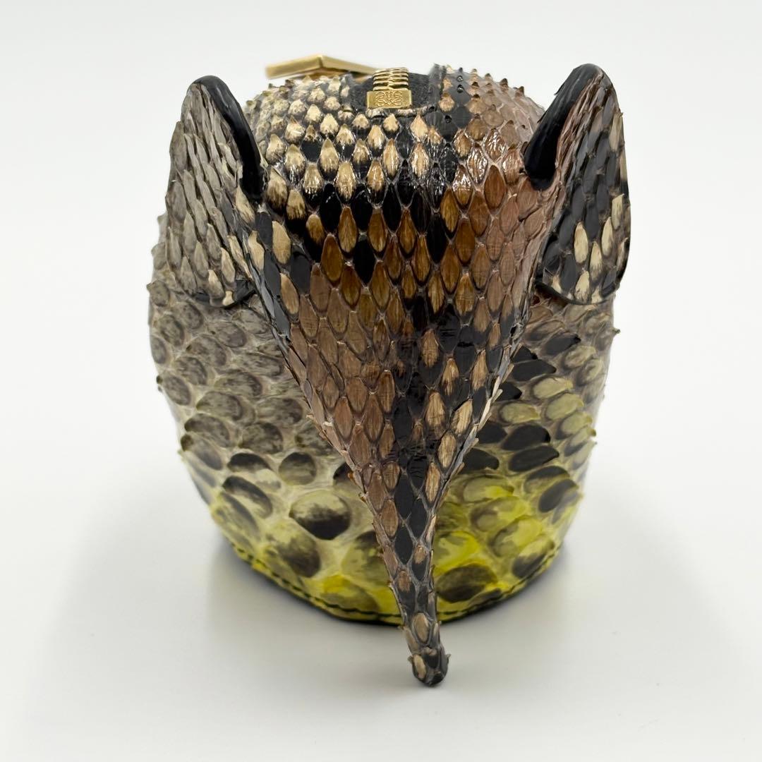 希少✨ロエベ ケース ミニ財布 エレファント ゾウ パイソン