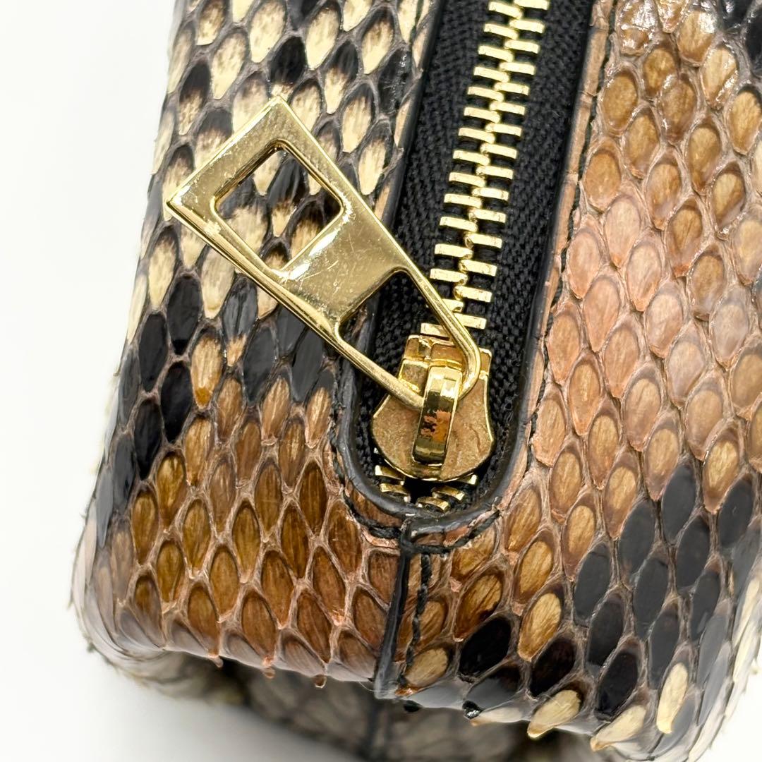 希少✨ロエベ ケース ミニ財布 エレファント ゾウ パイソン