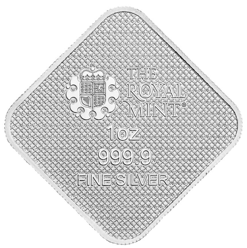 女王の野獣/ヤングヤングの肖像とクイーンズビースト/ 1oz 銀地金バー/純銀