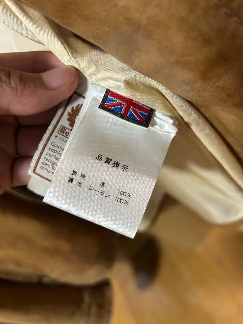 Belstaffベルスタッフ　シングルライダースジャケット サイズS