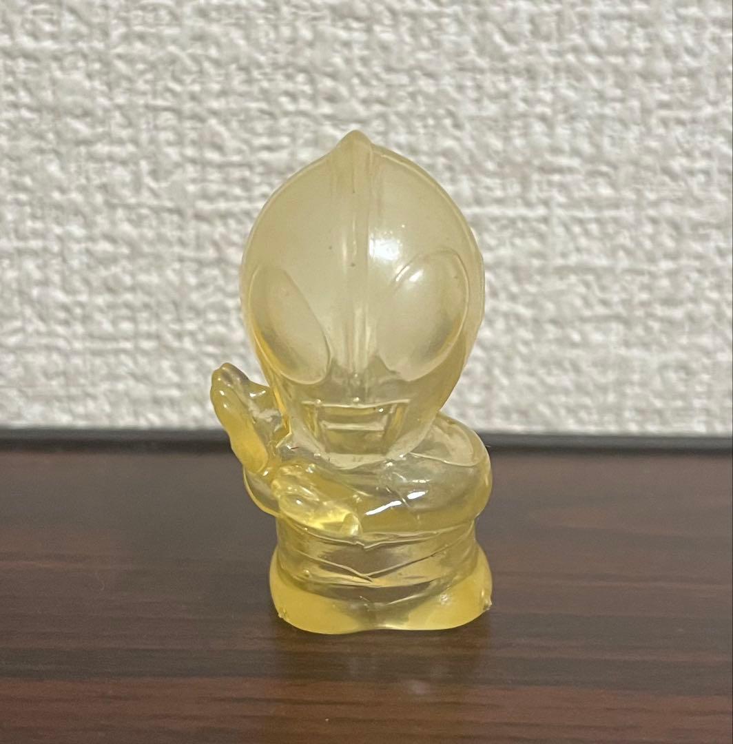 指人形 ウルトラマン クリア 透明 メーカ不明 パチ 無版権 試作品 約5cm