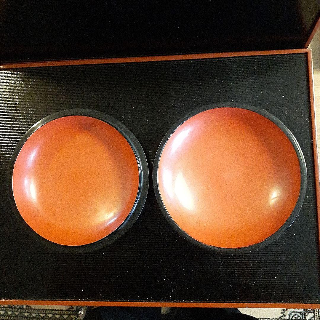 堆朱屈輪　菓子器