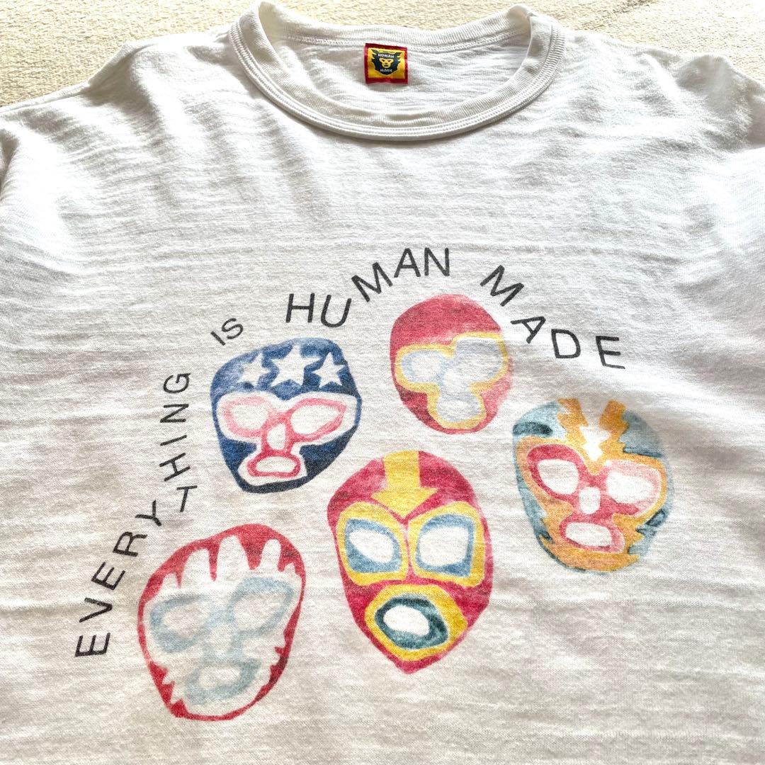 【レア】human made old Tシャツ　マスク　プロレス　XLサイズ