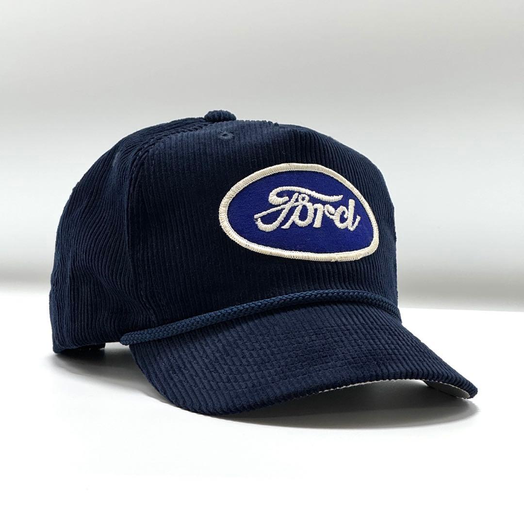 【ビンテージ】コーデュロイトラッカーキャップ　70s ford