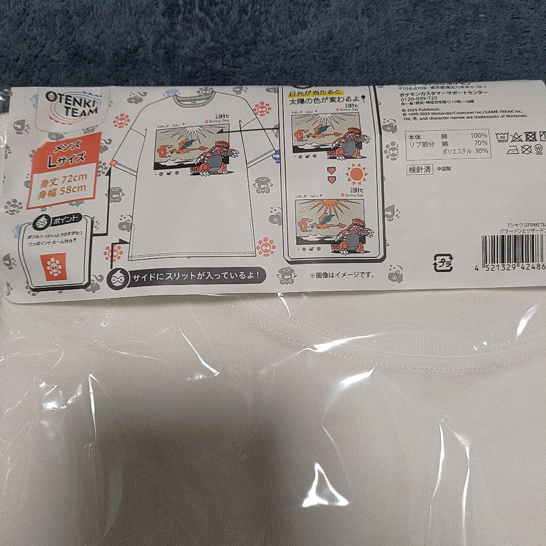 新品未開封 ポケモンセンター Tシャツ お天気チーム OTENKI リザードン