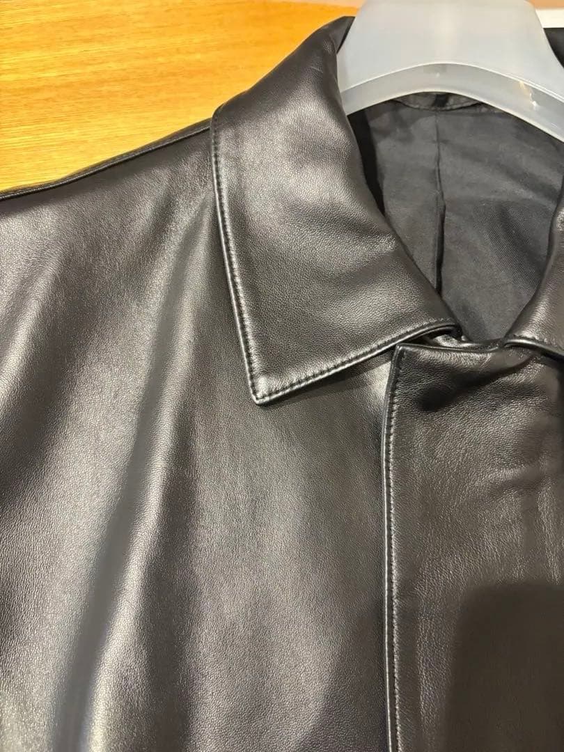 SOPHNET. 24SS LEATHER シープ レザー ジャケット S