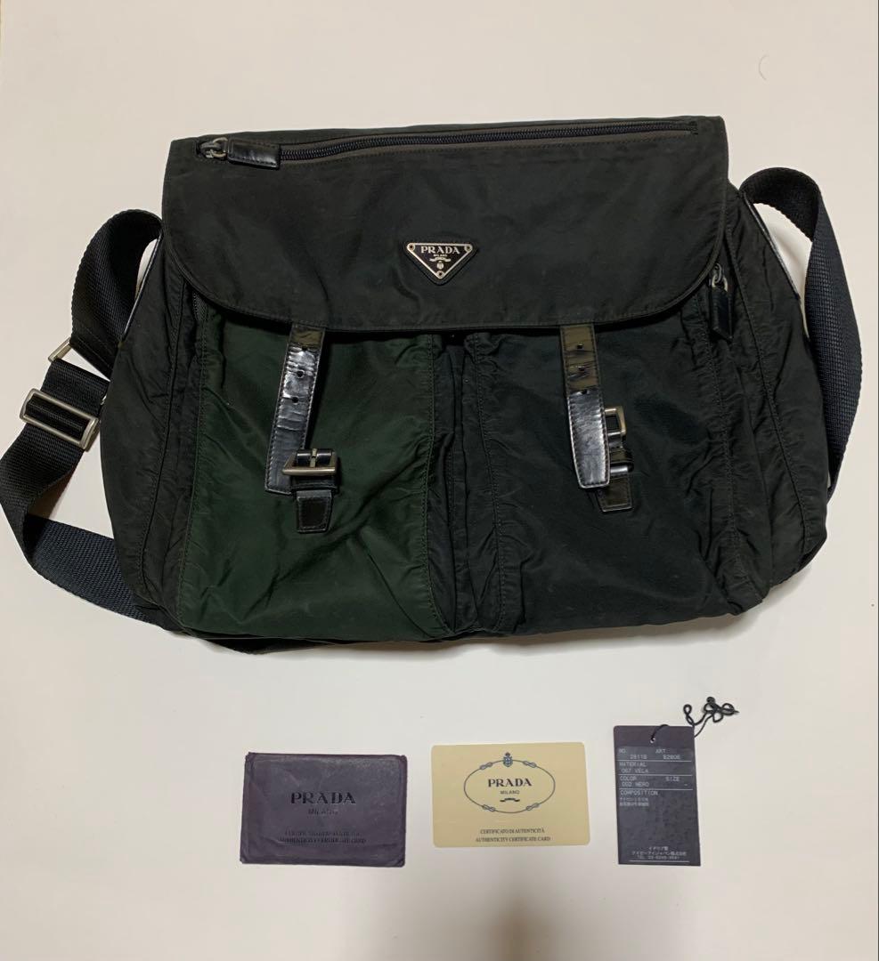 P*v様 PRADA　ショルダーバッグ　黒