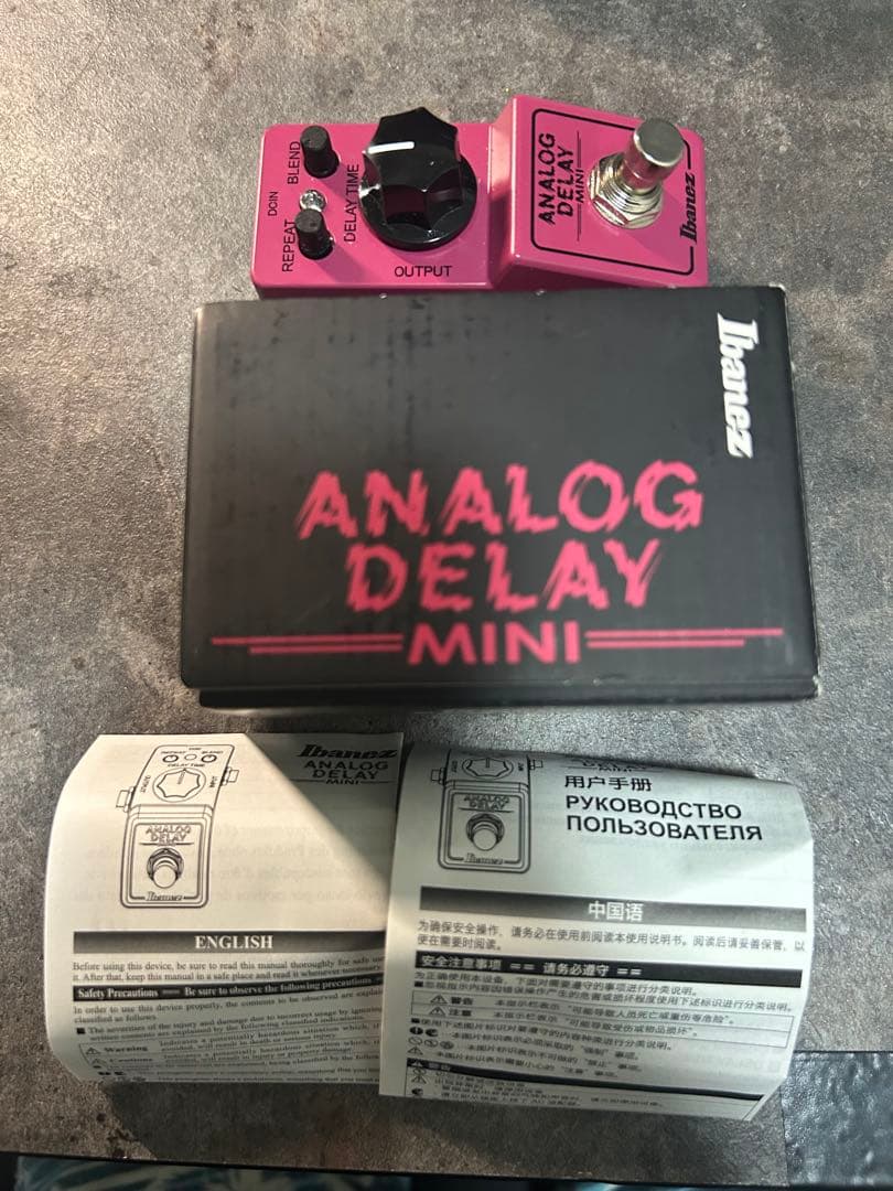 Ibanez ( アイバニーズ )ADMINI ミニ・サイズ アナログ・ディレイ