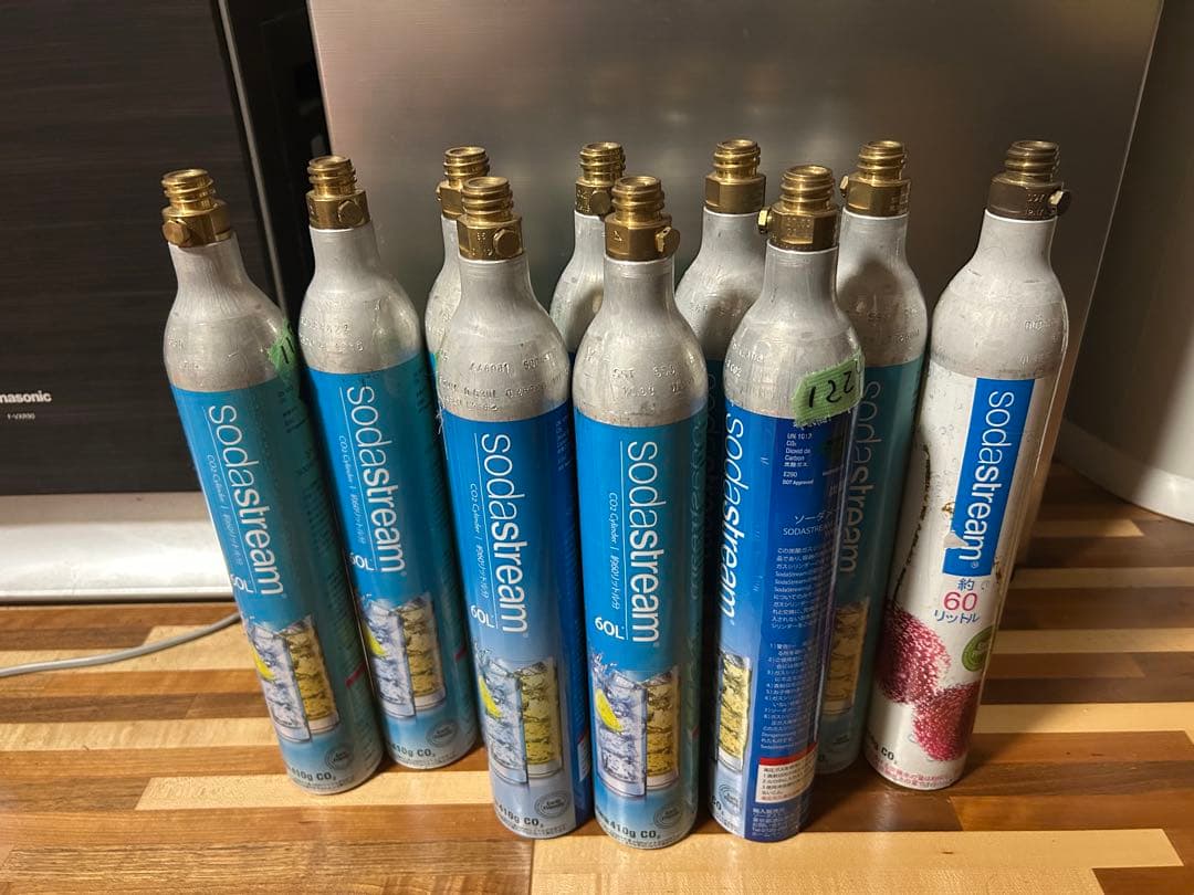 sodastream 空ガスボンベ 60L 10本