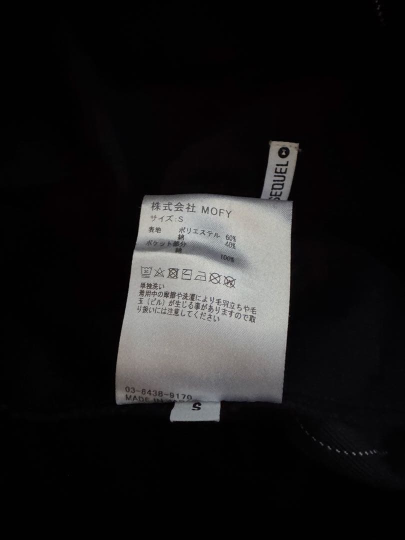 sequel TYPE-XF ブラックストライプ Sサイズ WEEKEND