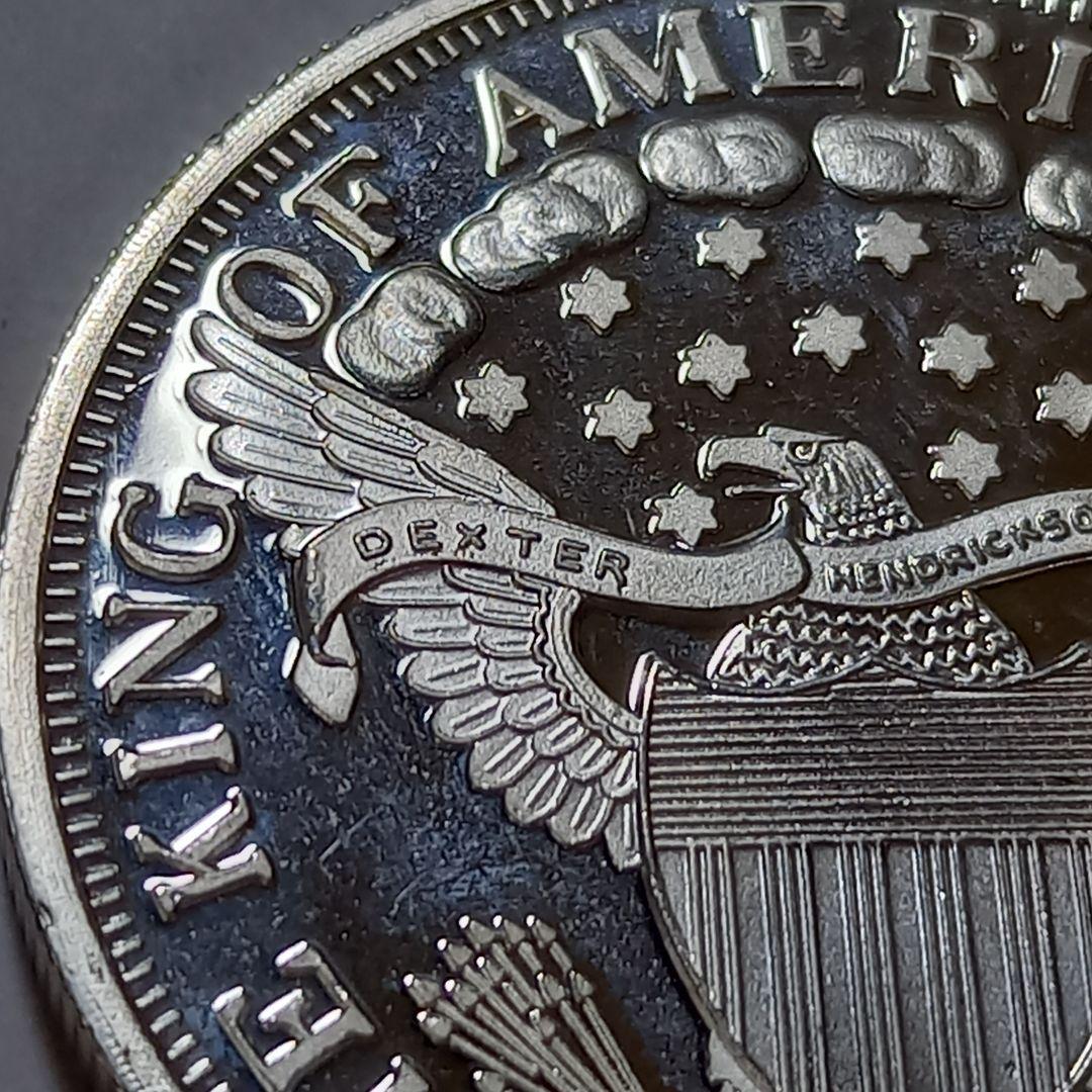 銀塊 ドレイプトバスト 銀貨 Fine silver 1トロイオンス アメリカ