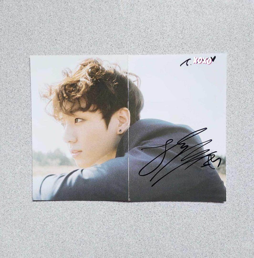 BTS yf 韓国サイン会 直筆サイン JUNGKOOK ジョングク