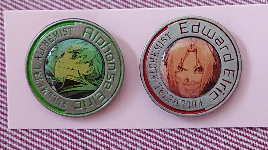 鋼の錬金術師 ピンズ チャーム　エドワード　アルフォンス