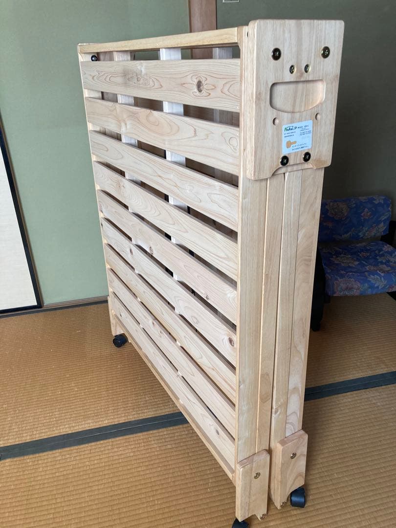 中居木工　折りたたみベッド　2021年製造　シングルサイズ　送料込