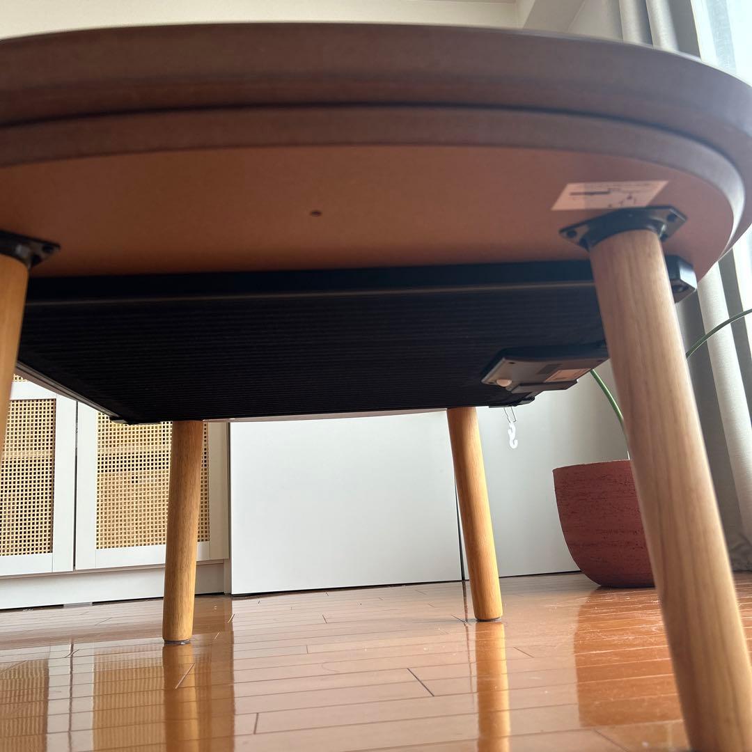 はた_【無印良品】こたつにもなるローテーブル小、毛布付き!