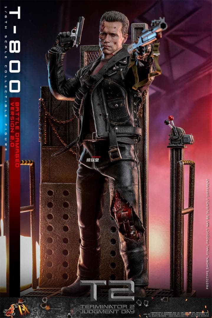 ホットトイズ 1/6 ターミネーター2 T-800バトルダメージ2.0 DX46
