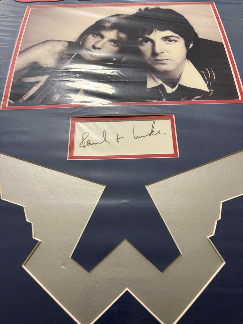 【希少】Paul & Linda McCartney 直筆サイン入りアートワーク